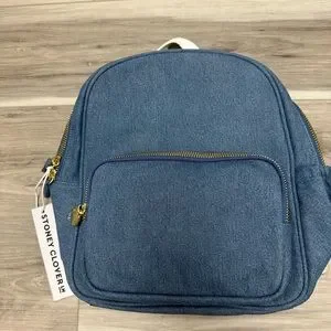 Stoney Clover Lane | Bags | Scl Denin Mini Backpack Happy  display picture 2